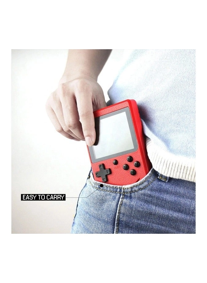 Handheld Game Console - 400 Built-in Games 3-Inch Color Screen Rechargeable Battery