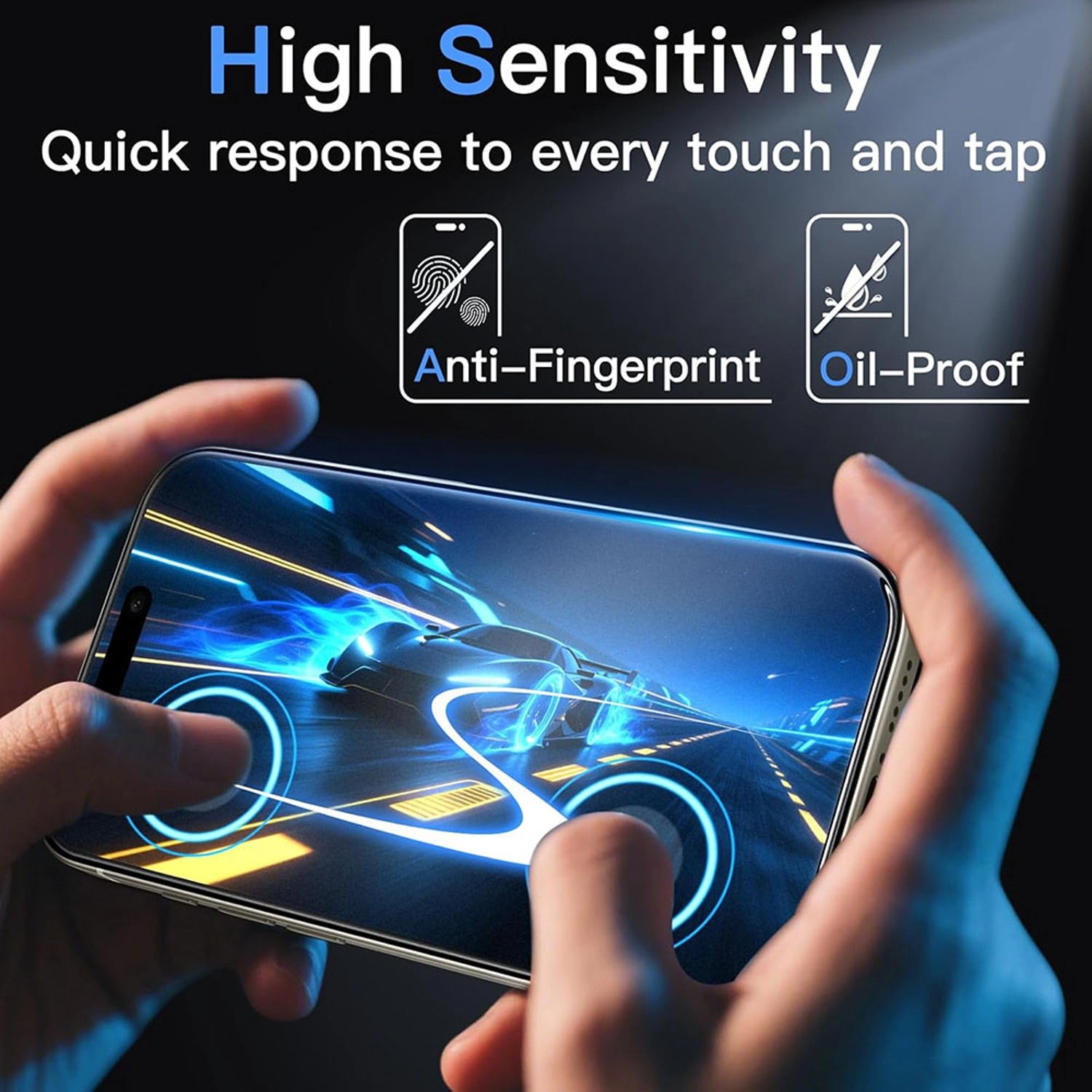 Ultra HD Tempered Glass Screen Protector for iPhone 17 Pro Max