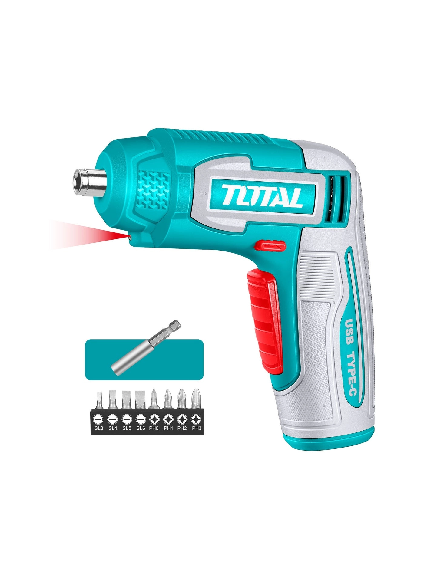 Total 4V Cordless Screwdriver