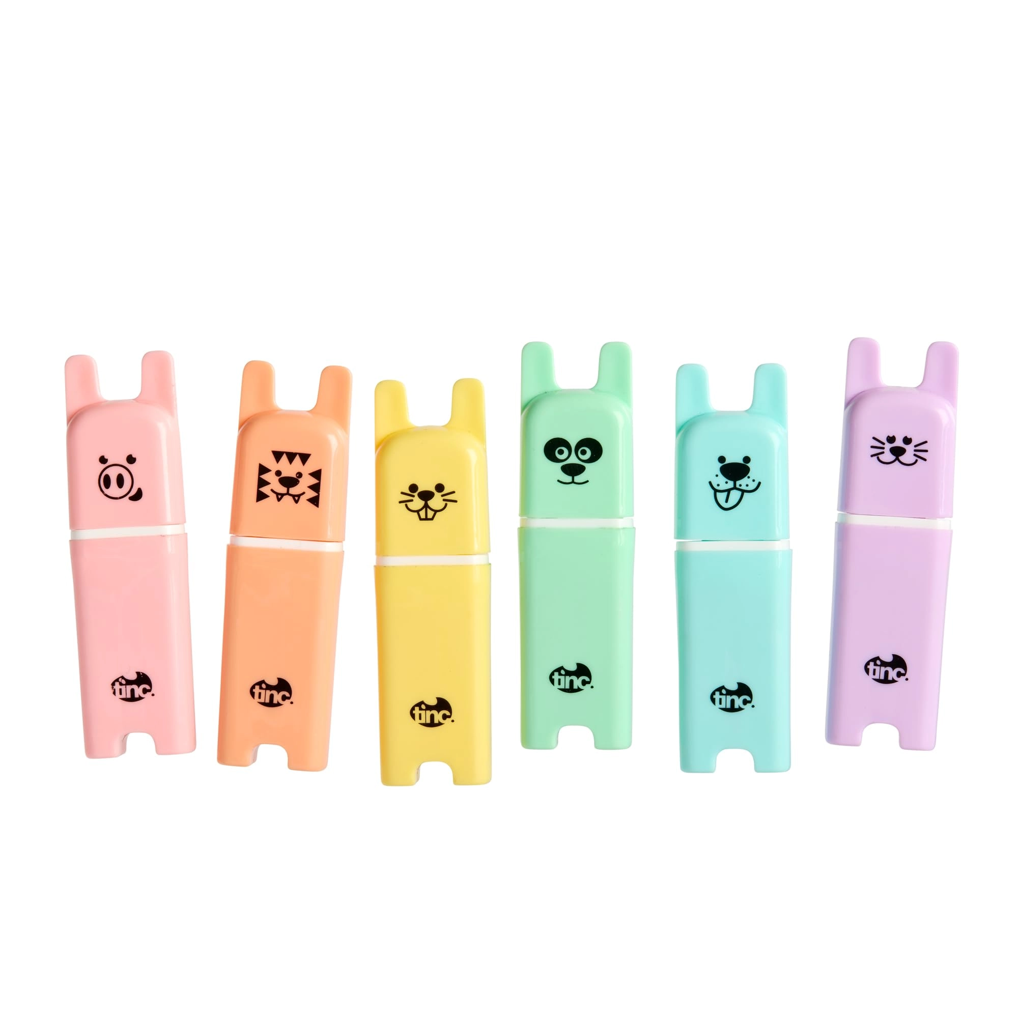 Animal Character Highlighter Pens - Multicolour Chisel