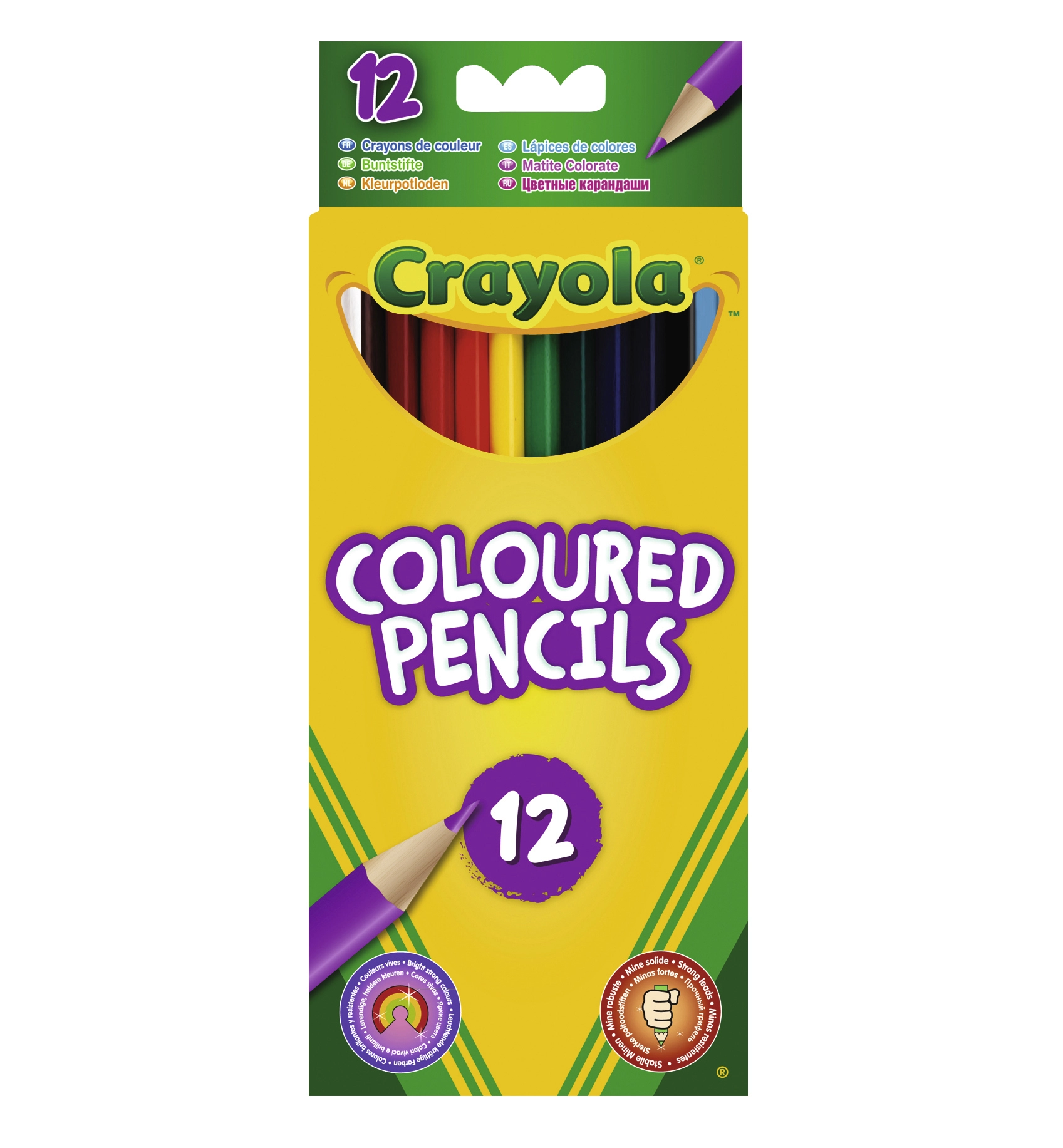 Crayola Erasable Colored Pencils - 12 Pcs