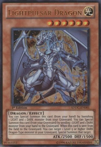 Yu-Gi-Oh! Lightpulsar Dragon SDDC-EN001 - 1st Edition
