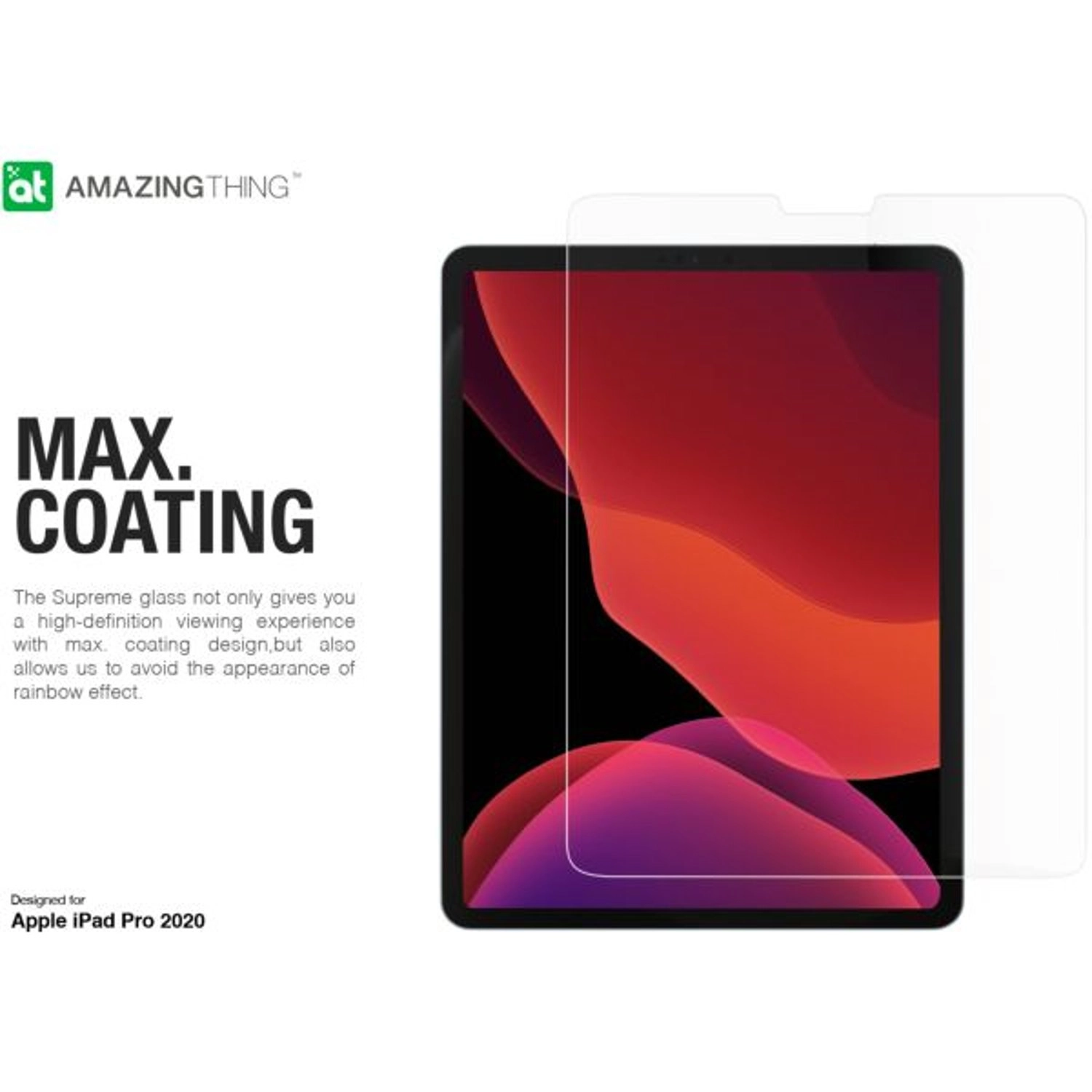 Clear Screen Protector for iPad Pro 12.9