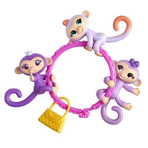 WowWee Fingerlings Minis - 3 piece(s) + Bracelet - 1 piece(s) + Charm - 1 piece(s)