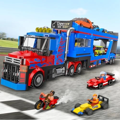 City Car Transporter Truck - 1041 pcs