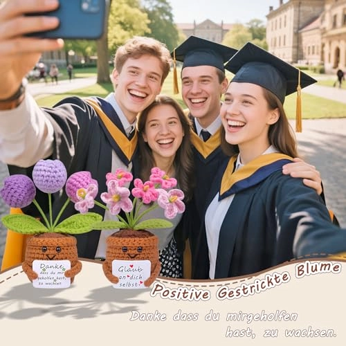 Positive Pocket Hug Flower - 5 x 4 x 1.62 cm