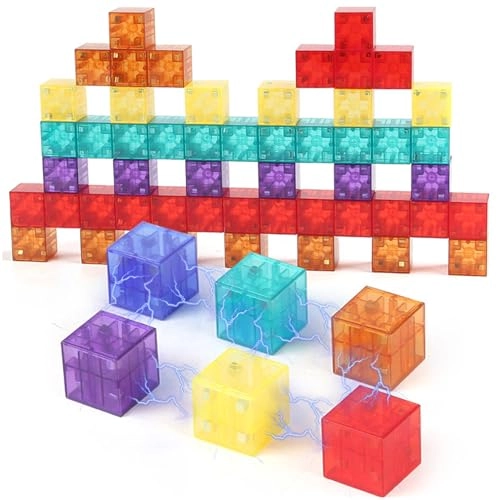 Magnetic Building Blocks - 96 pcs