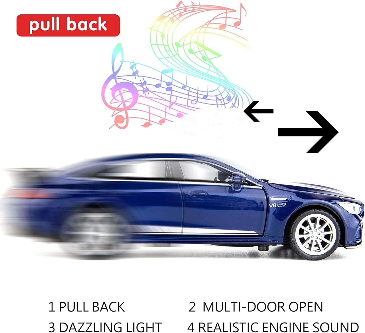 AMG GT63 - 1:32 Pull-Back