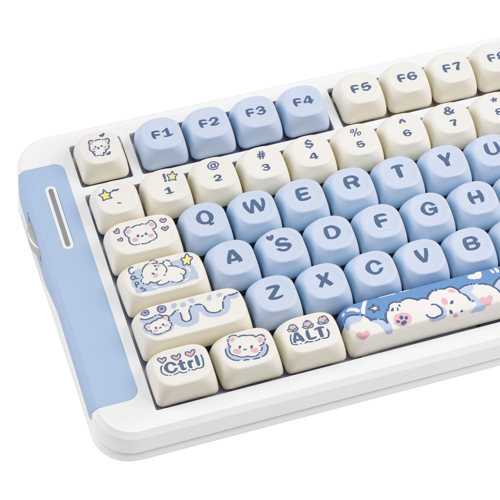 COOMICKEY PBT Keycaps - 95 Keys MOA Profile Green