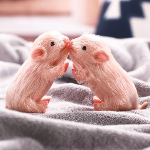 Reborn Pig Doll - 5 Inch Silicone 2 Pieces Ages 6+