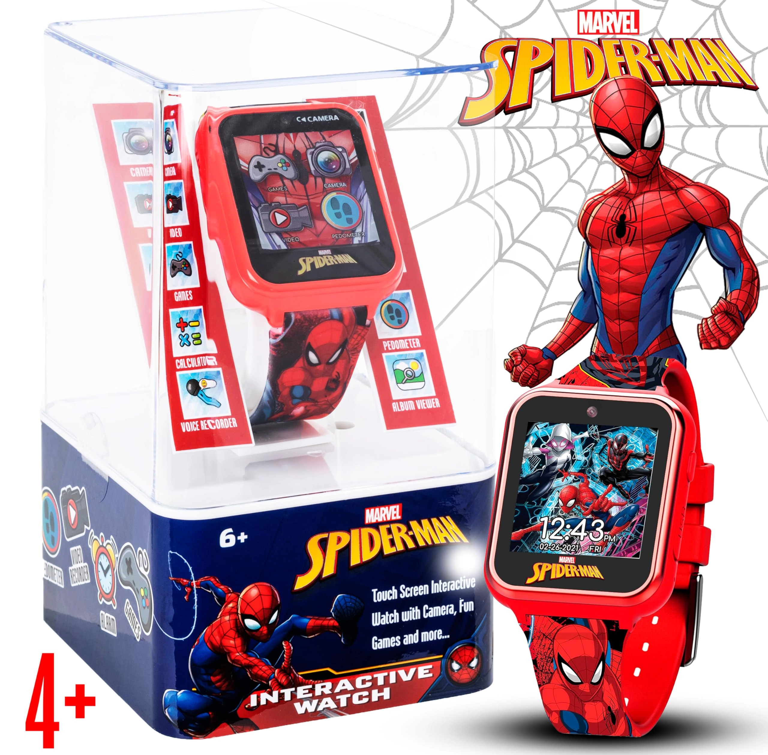 Spider-Man Kids LED Smartwatch