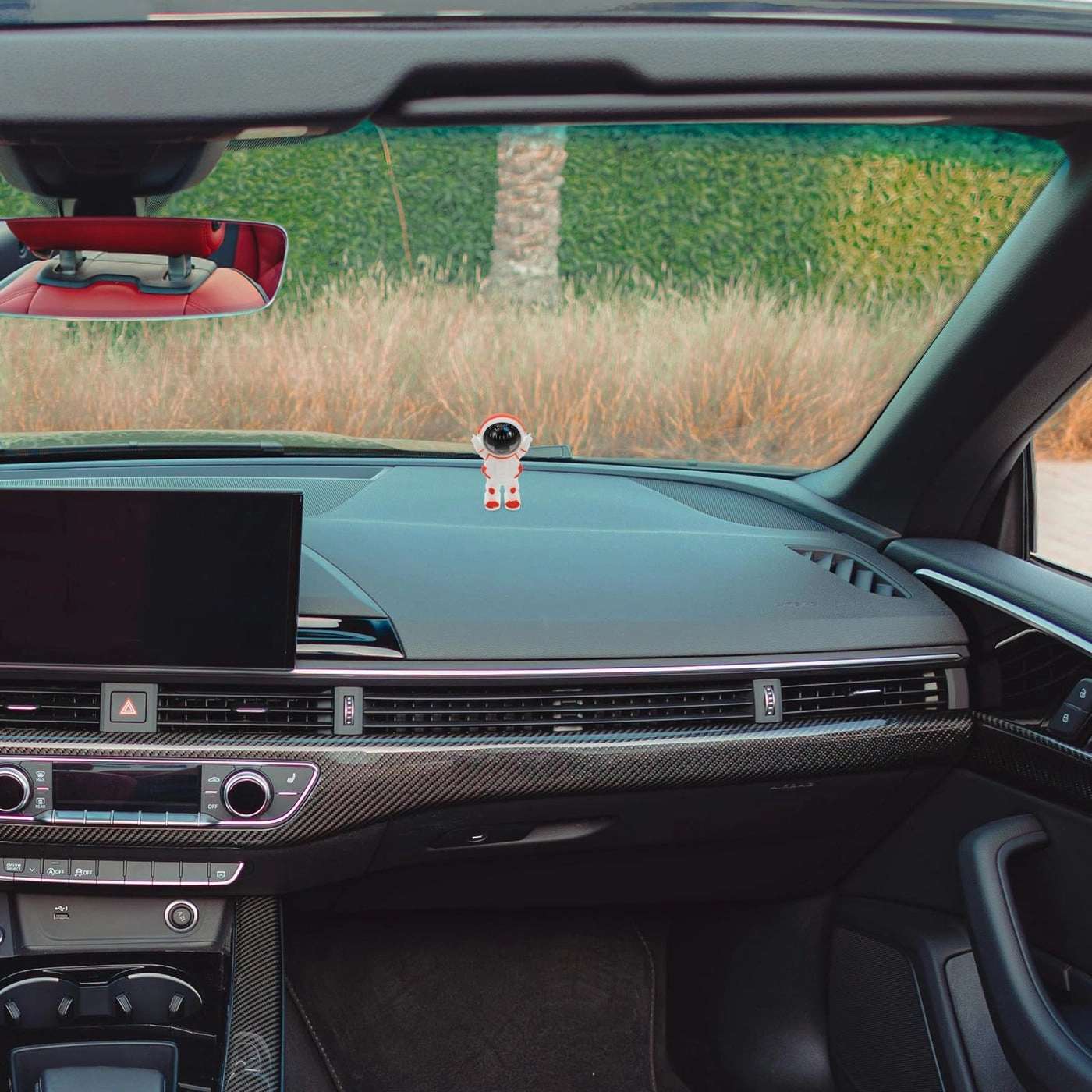 Astronaut Dashboard Compass - High Precision Orange