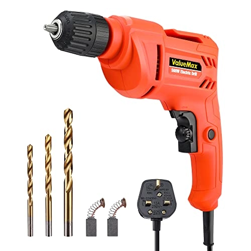 Electric Drill - 500W Corded 10mm Keyless Chuck