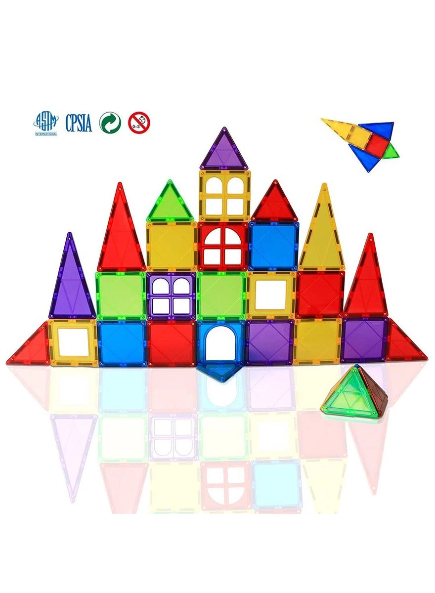 Magnetic Building Blocks - 60 pcs