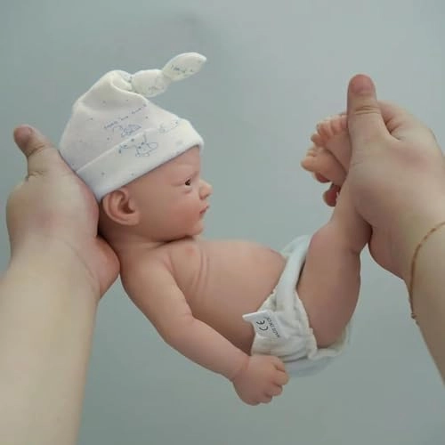 Mire & Mire Reborn Baby Doll - 12" Silicone Boy Ages 3+