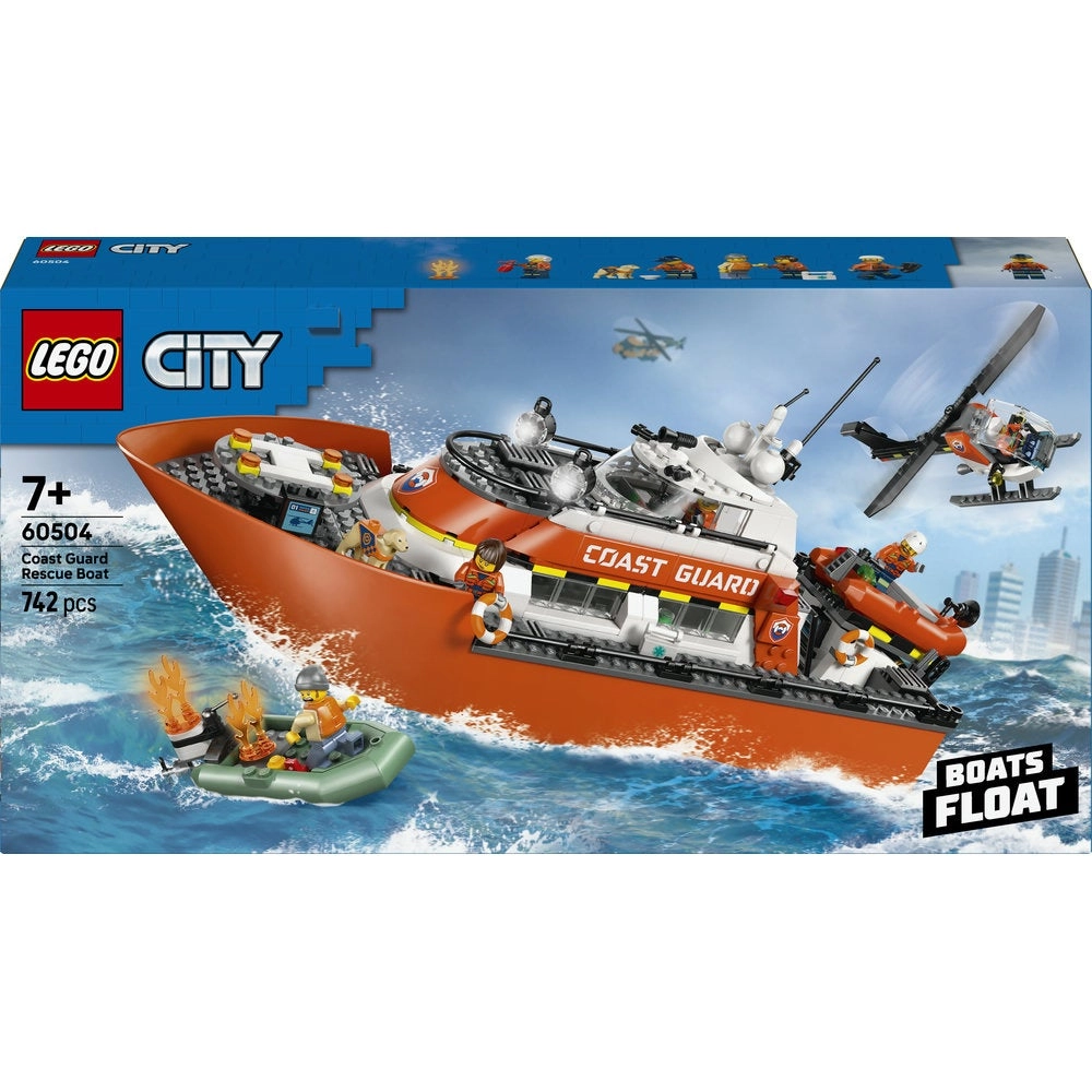 City Coast Guard Rescue Boat & Helicopter (60504)