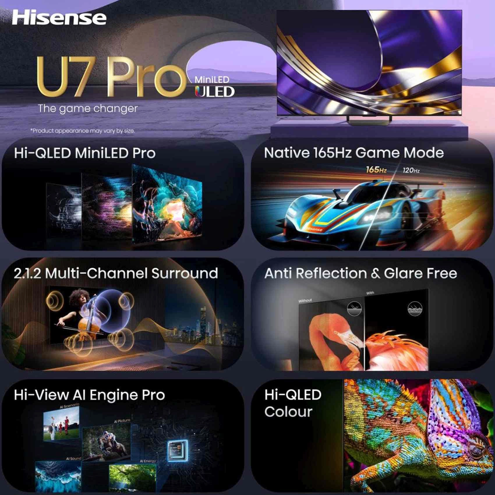 TV 75U7S Pro 75"