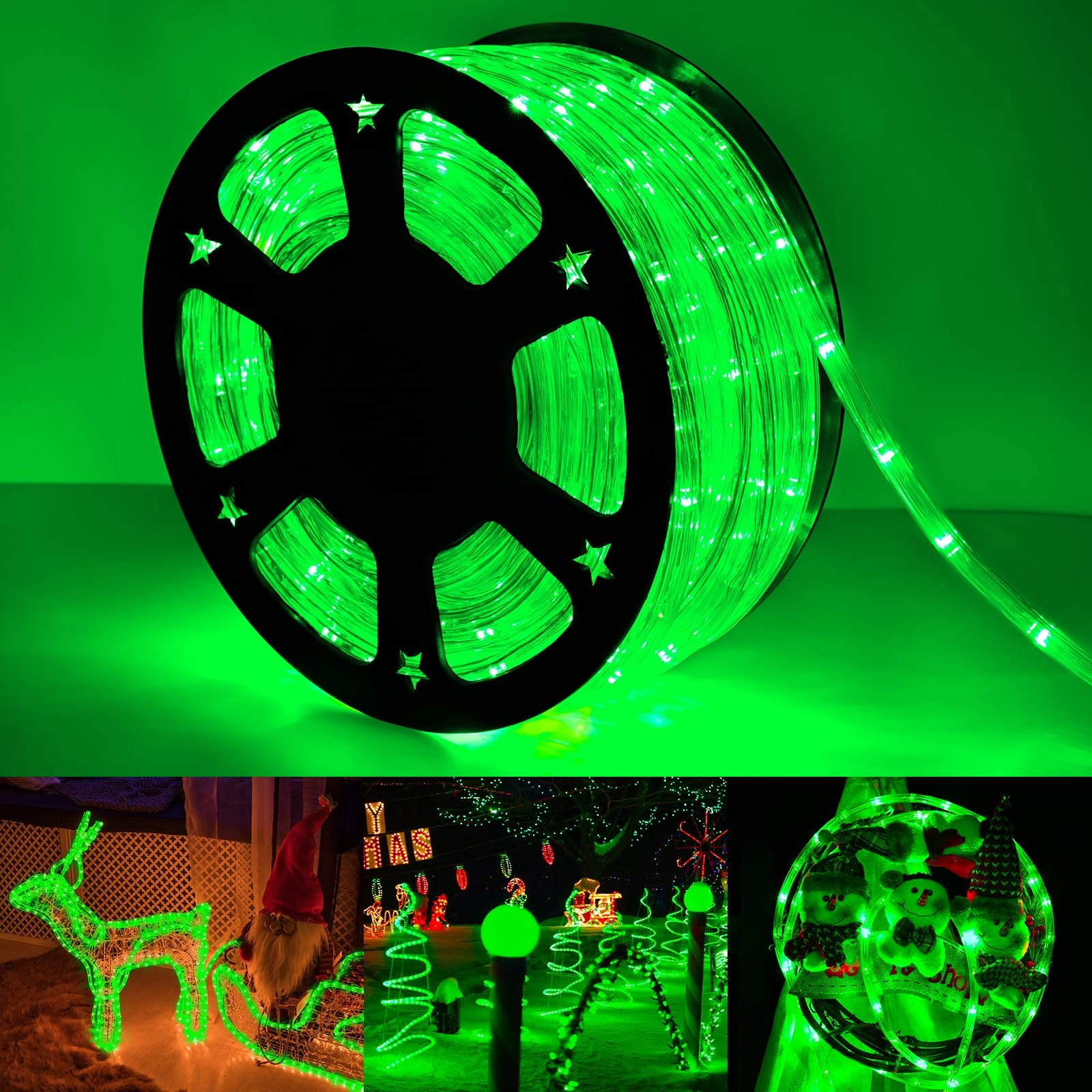 jnaurb LED Rope Lights - 50ft