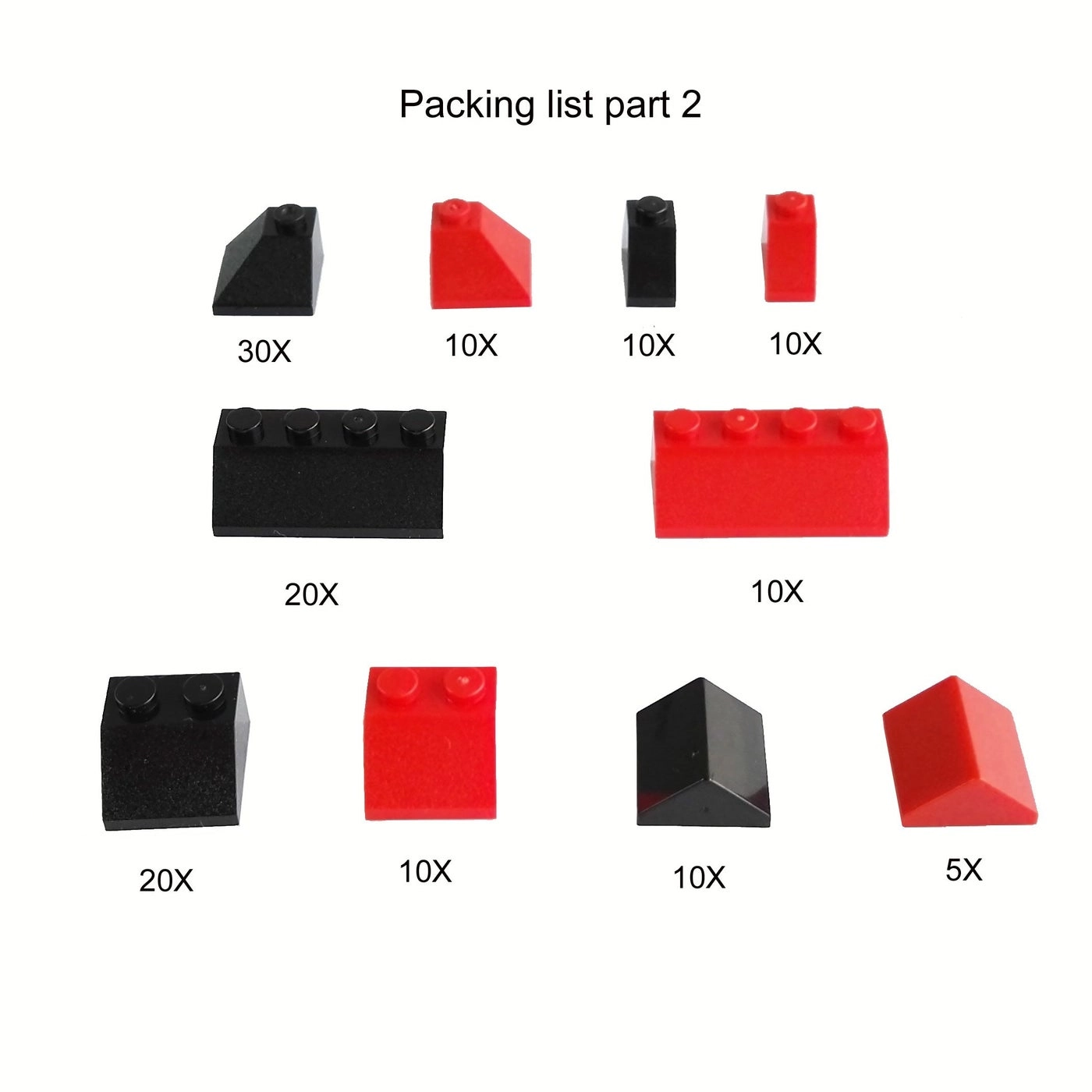 Education Building Bricks Block Windows, Doors and Roof Tiles Set - 161 pcs