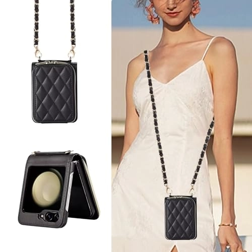 Miagon Folio Case for Samsung Galaxy Z Flip 5