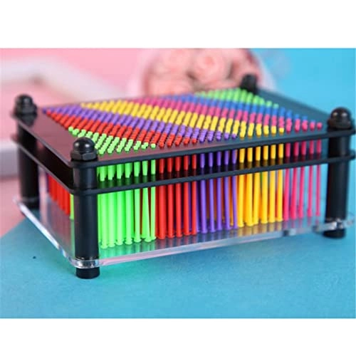3D Pin Art Board - Rainbow Design Colorful