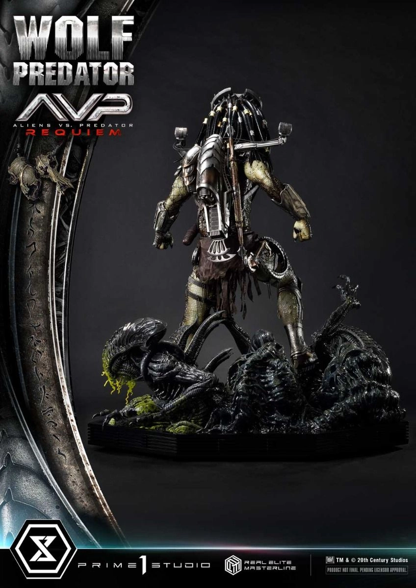 Requiem Wolf Predator - Aliens vs Predator - H:95cm