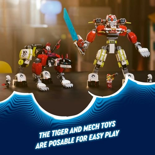 DREAMZzz Cooper’s Tiger Mech & Zero’s Hot Rod Car