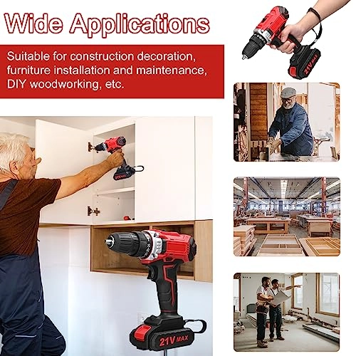 Multifuctional Electric Drill - 21V Brushless Motor