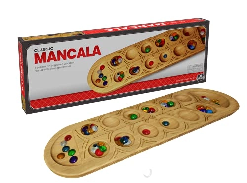 Classic Mancala - Fullsized Solid Wooden Board