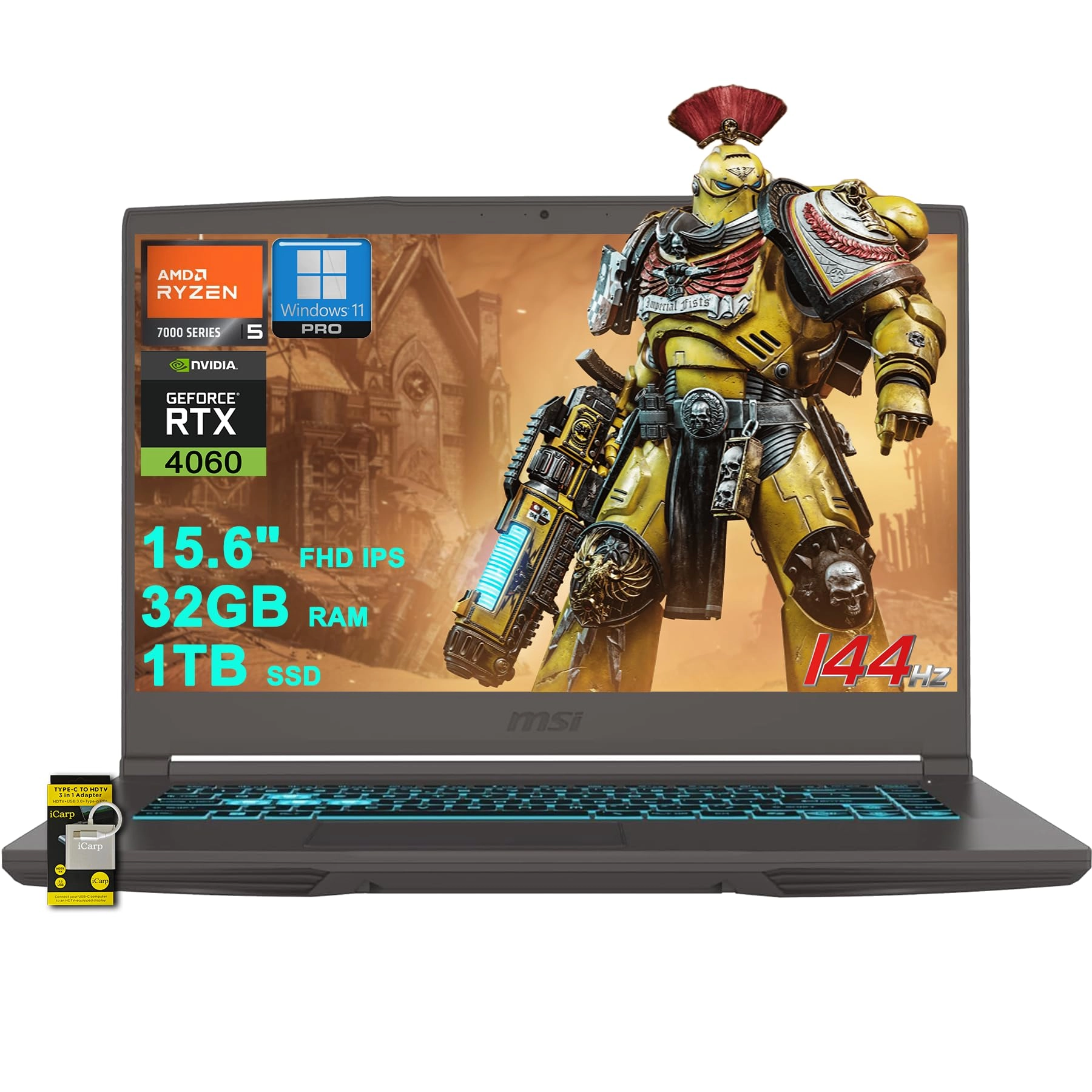 Thin A15 - 15.6'' Ryzen 5 7535HS 32GB DDR5 1TB SSD