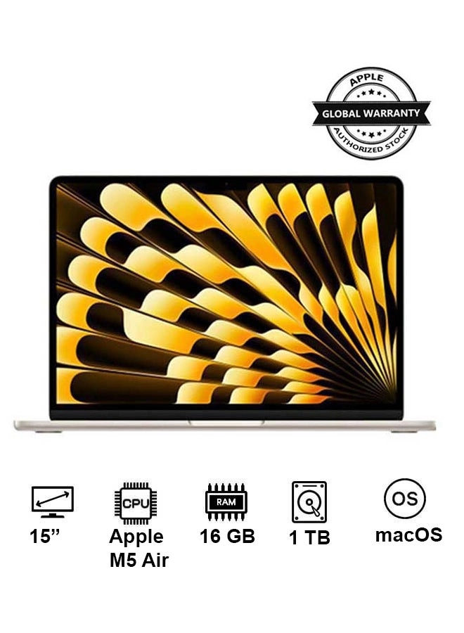 MacBook Air 2026 - 15.3'' M5 16GB Unified Memory 1TB SSD