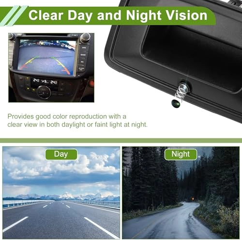 Tailgate Handle Backup Camera - Night vision Wired