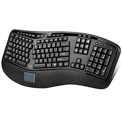 Tru-Form Ergo Touchpad Keyboard - US Wireless