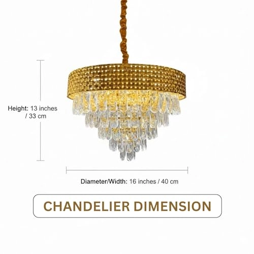 Crystal Chandelier - White Warm White Natural White