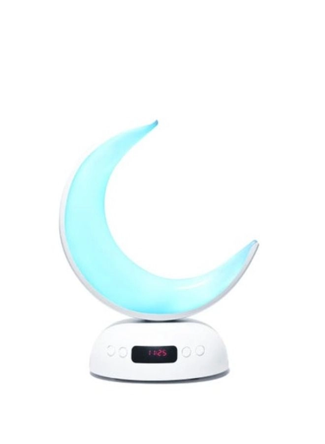 Generic Arabic Quran Speaker - LED Moon Light Azan Alarm Clock