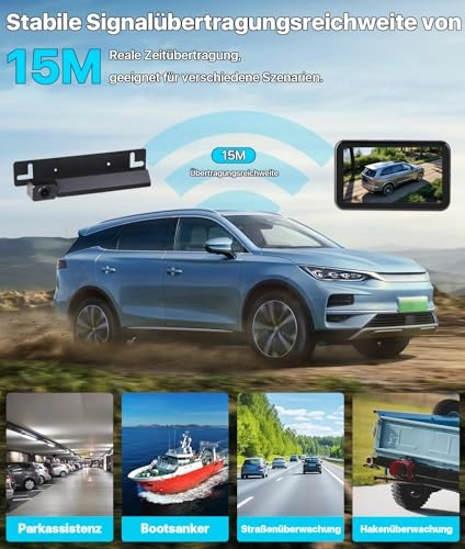 Solar Wireless Digital Reversing Camera - wireless 1080P