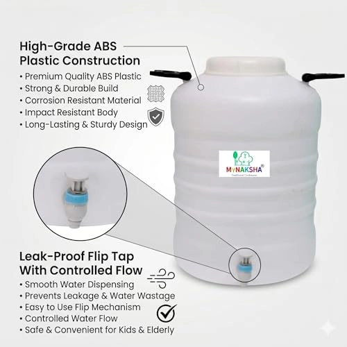 Plastic Water Dispenser - 20l/25 Litre 30 litres