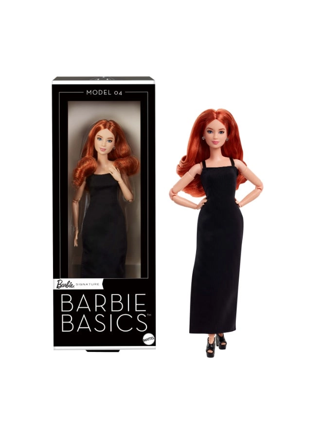 Barbie Basics Model 4 - Red Curls Black Mini Dress Ages 6+