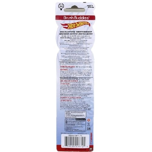 Hot Wheels Electric Toothbrush - 1 Count Battery Powered