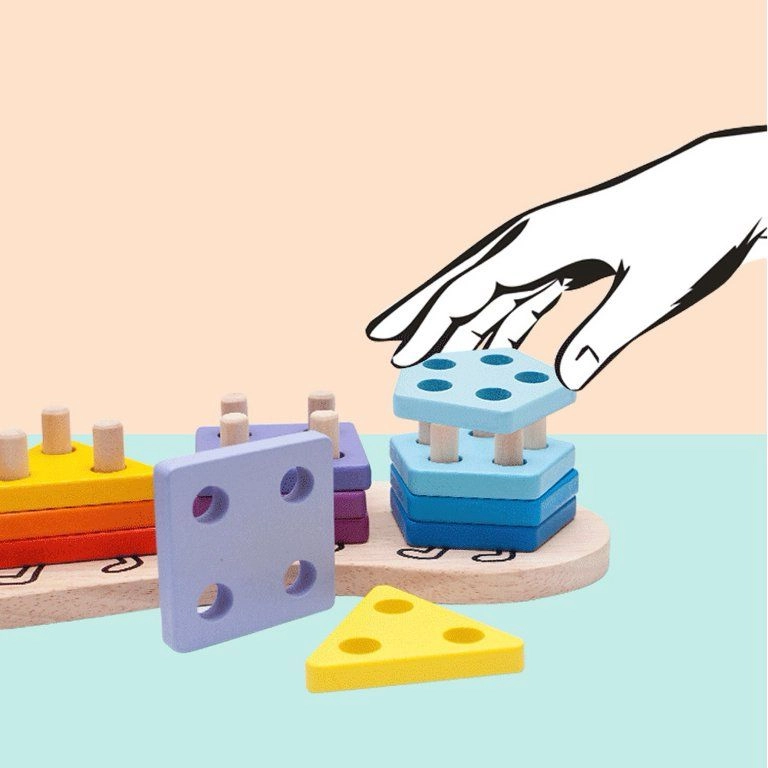 Geometric Shapes Sorting Puzzle - 2+