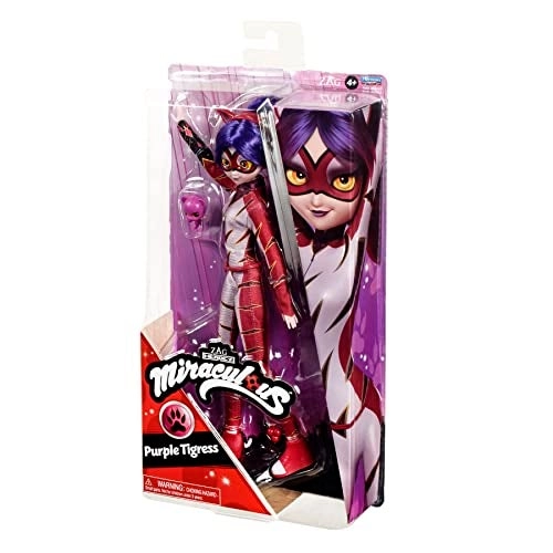 Juleka Fashion Doll - Purple Tigress 26cm 15 points of articulation Ages 4+