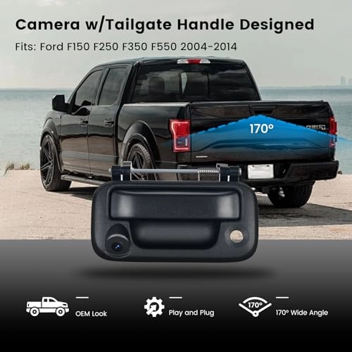 Tailgate Handle Reverse Camera - wiring harness AHD 1080P