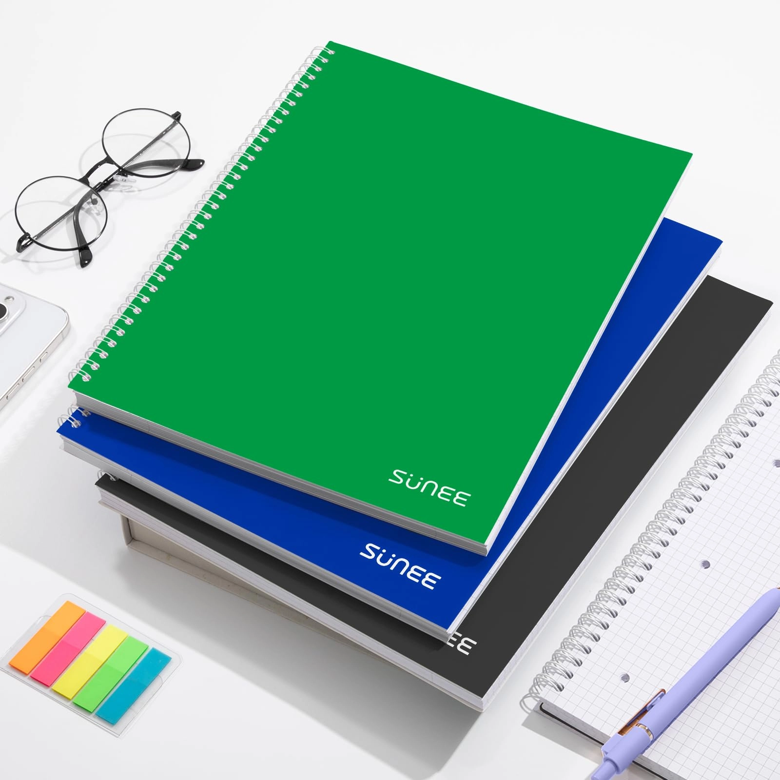 Notebook A4 Spiral - Lined 100 Sheets