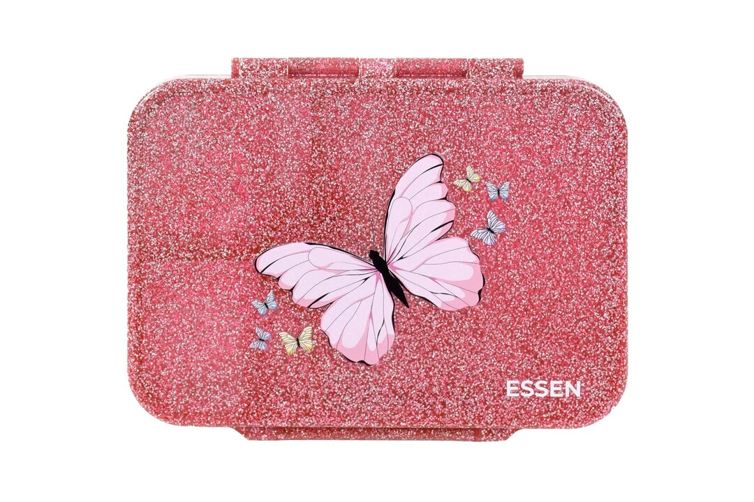 ESSEN Tritan Bento Lunch Box - Pink Butterfly