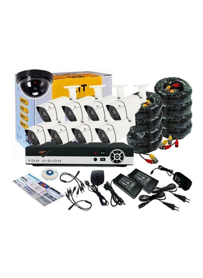 8CH-Wifi-NVR + Bullet Camera - 8 8 channels 2 MP