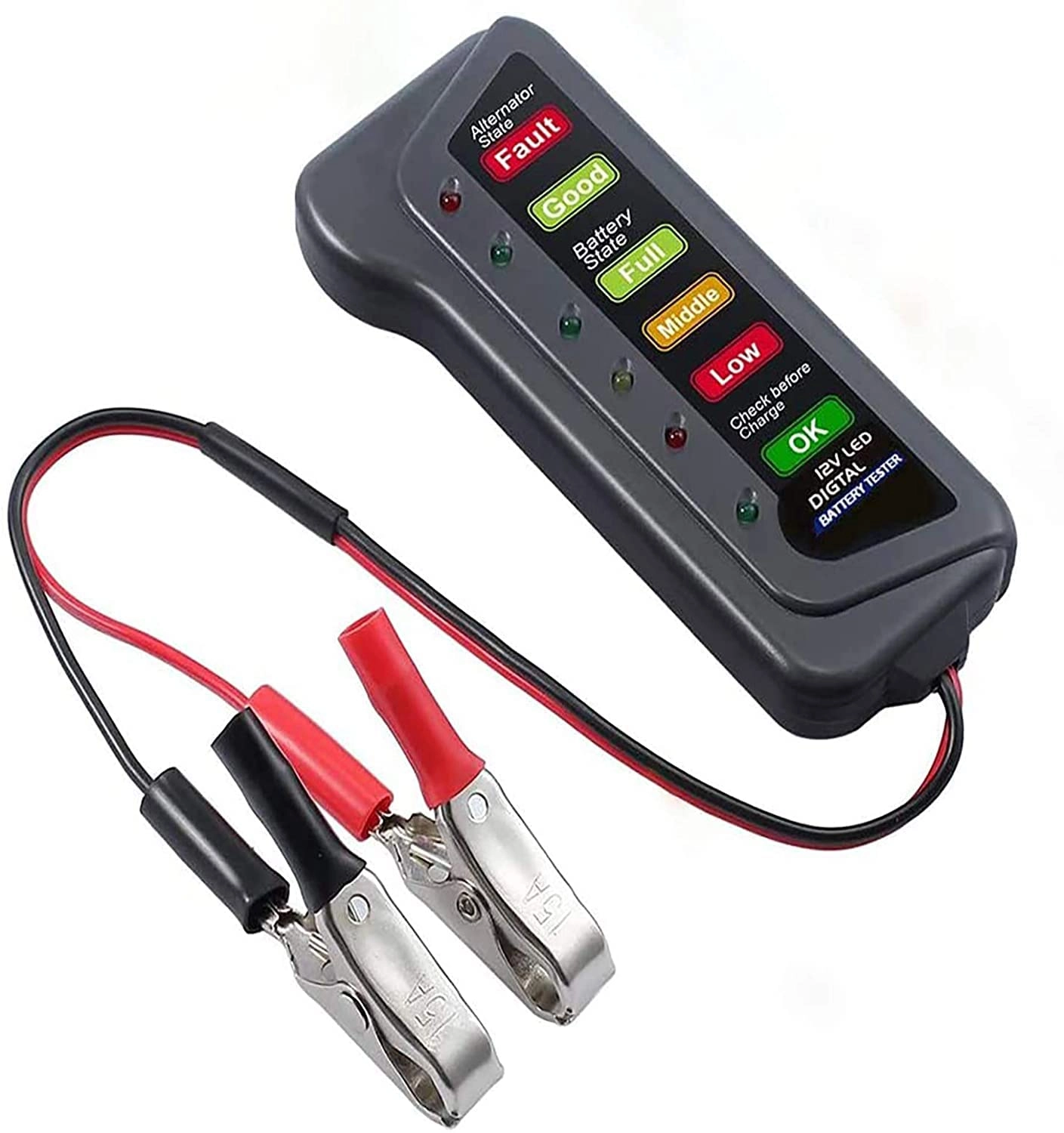 Lukzer 12V Car Battery Tester Digital - 12V