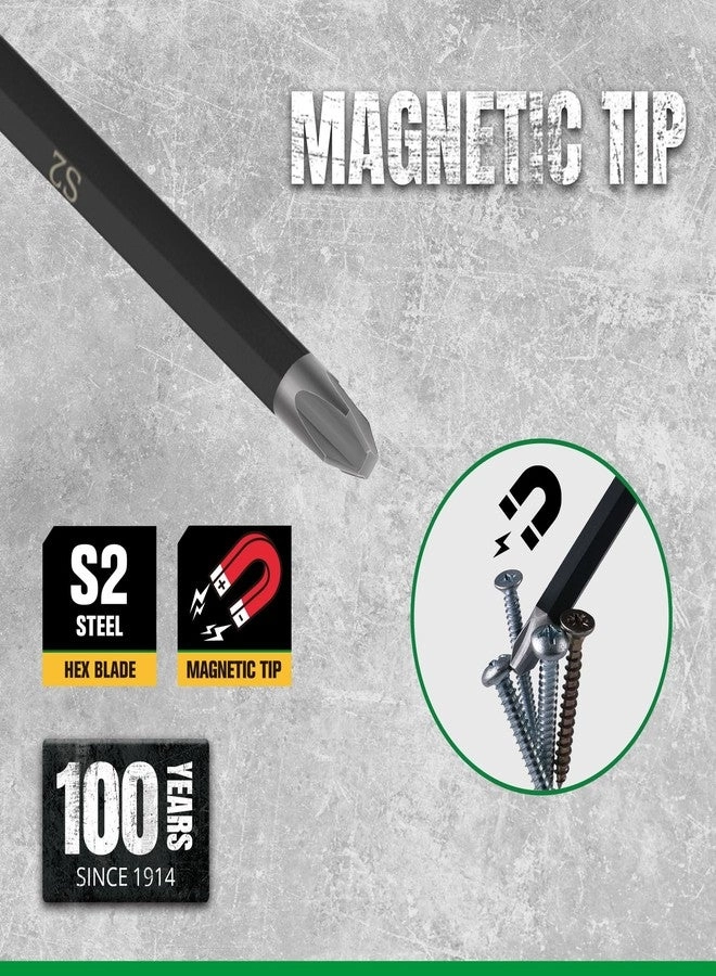 86336 CushionGrip Slotted and Phillips Screwdriver Set (6 Pcs)