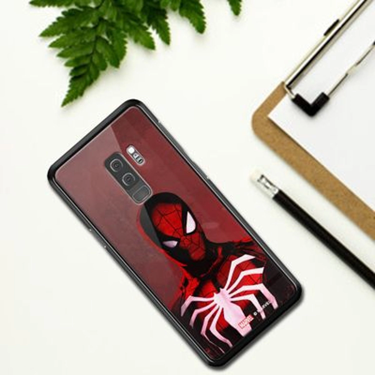 Spiderman Potrait Back Case for Galaxy S9 Plus