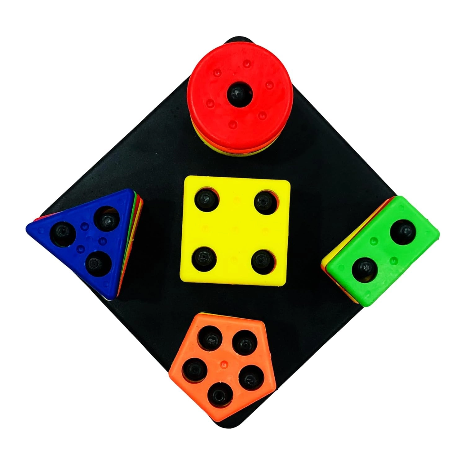 Shape Sorting Stacking Train - 3 Years And Up 1 Piece