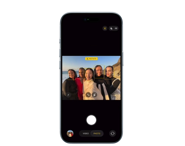 18MP Center Stage front camera. It’s a total frame changer.